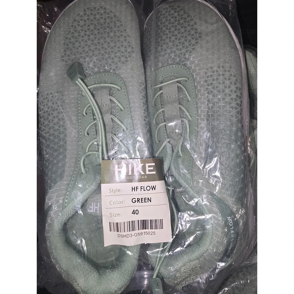 NWT Hike Footwear Cloud/ Flow barefoot Green Athletic Shoes Size EU 40 WMNS 9